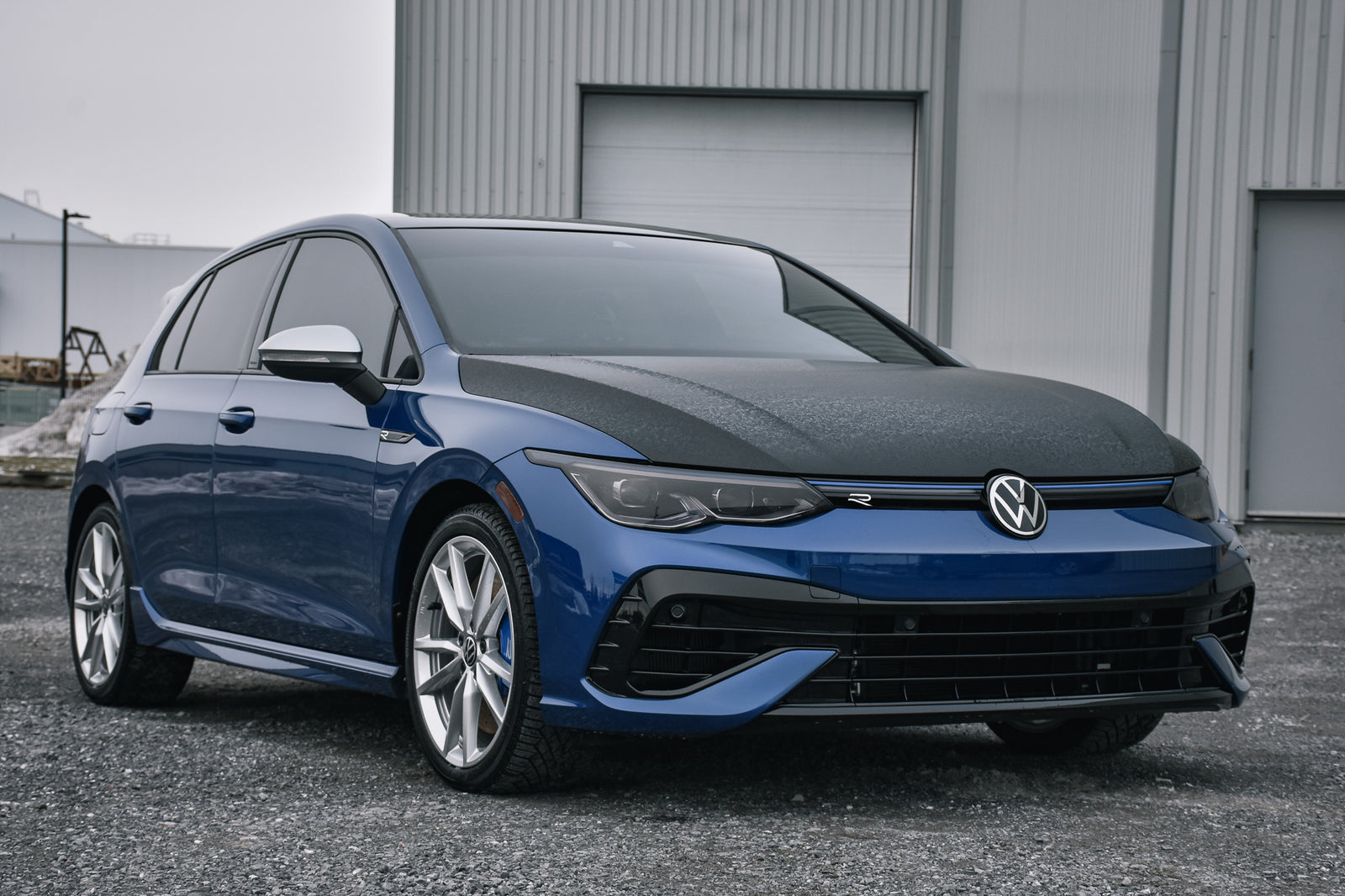 Projet : VW Golf R 2024 | Protection Pare-Pierre Lustré | STEK Black Damascus PPF | Vitres Teintées