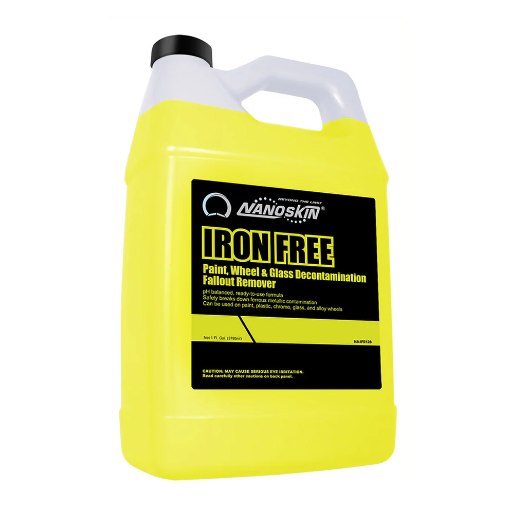 Nanoskin IRON FREE Paint, Wheel & Glass Decontamination / Fallout Remover 128oz