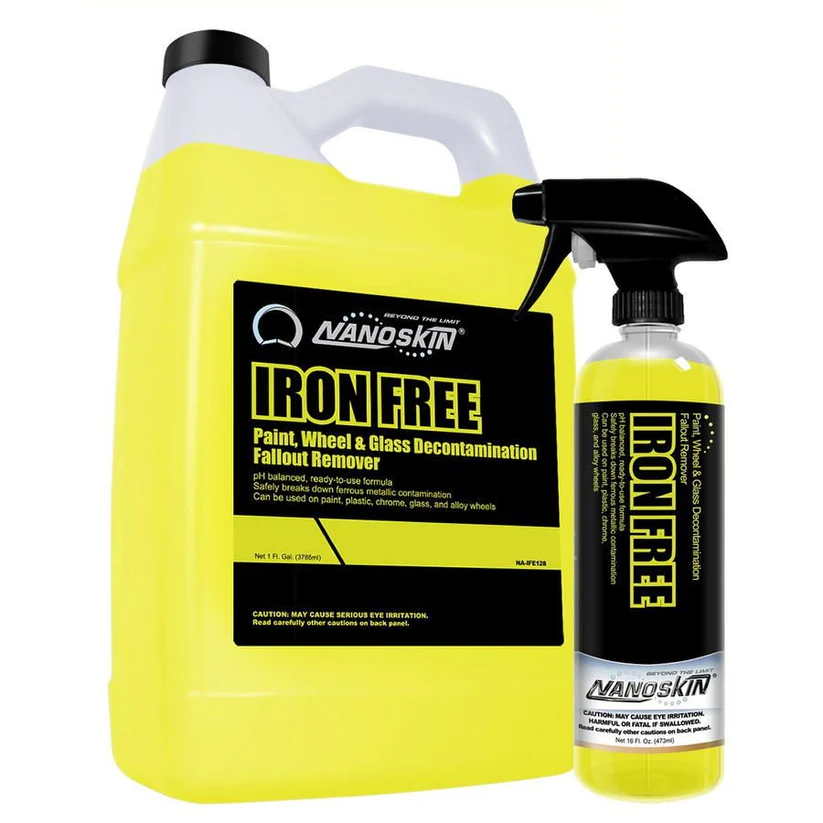 Nanoskin IRON FREE Paint, Wheel & Glass Decontamination / Fallout Remover 128oz