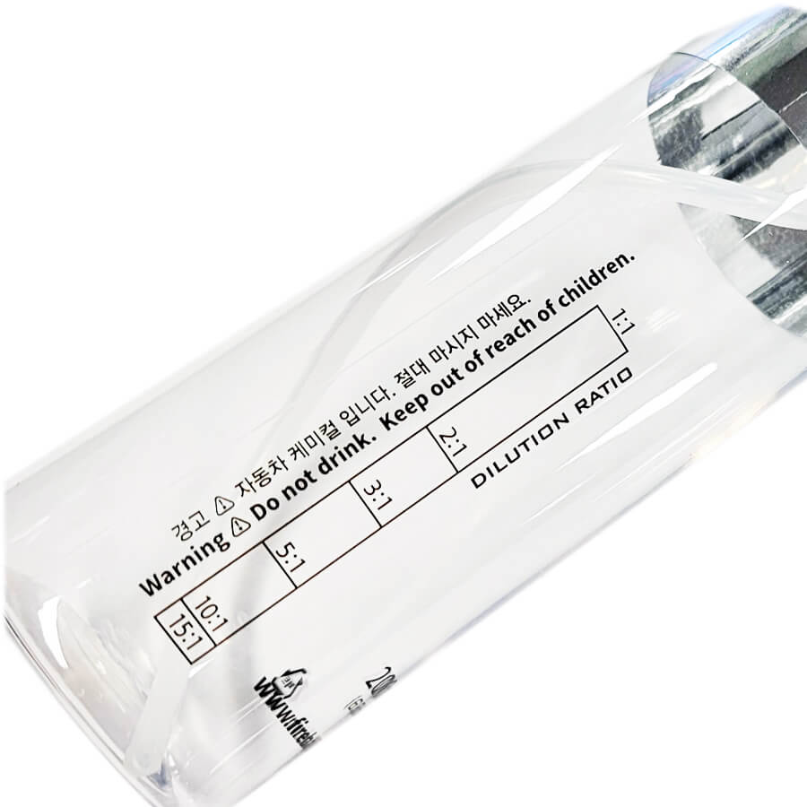 Fireball Division Empty Bottle with Dilution Chart 200mL