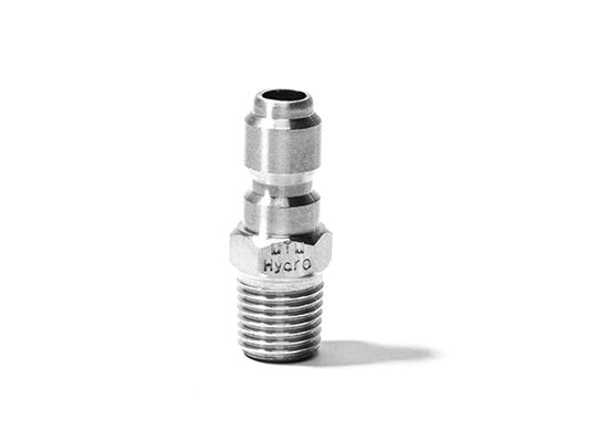 MTM Hydro Stainless Steel Quick Connect Plugs 3/8" MPT #24.0082