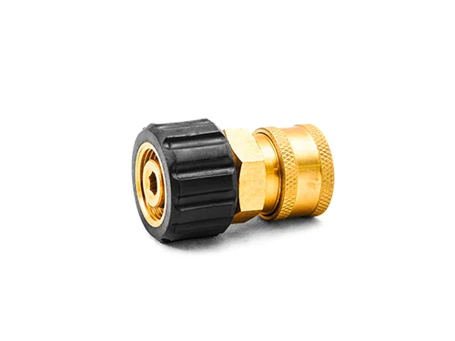 MTM HYDRO 3/8&quot; QC BRASS COUPLER X M22 F 14MM TWIST COUPLER
