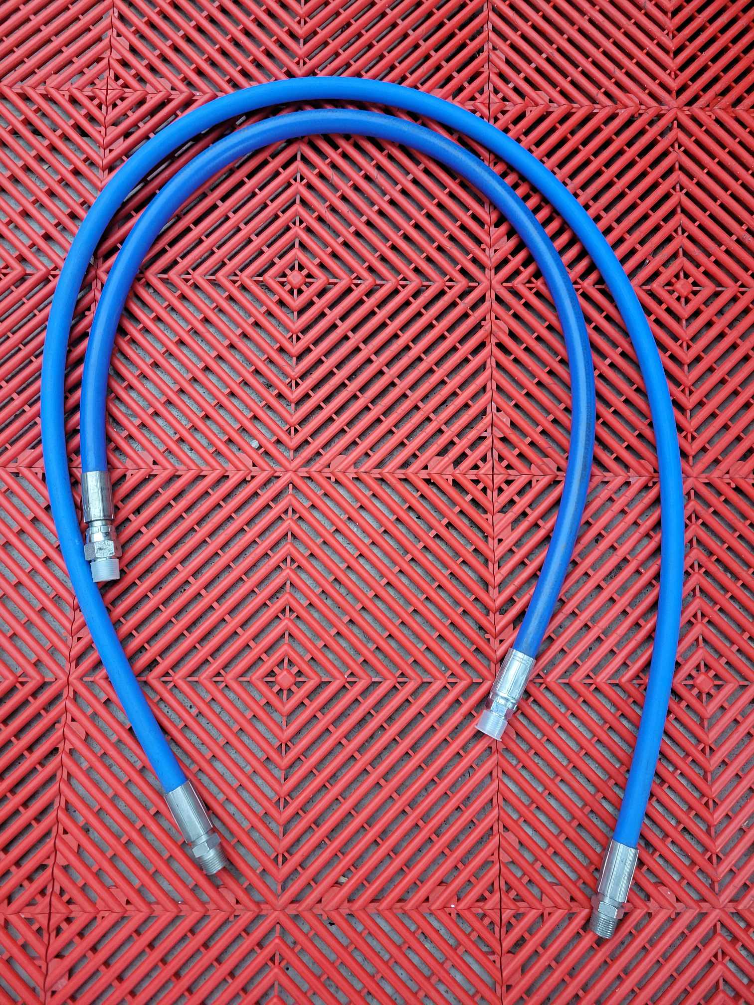Passion Detailing Jumper Hose (Whip line) Blue Non-Marking for Flexible Pressure Machine (Single Braid)