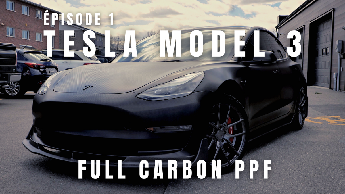 _Épisode 01 | Tesla Model 3 STEK Carbone PPF | Wheel Woolies | Polissage