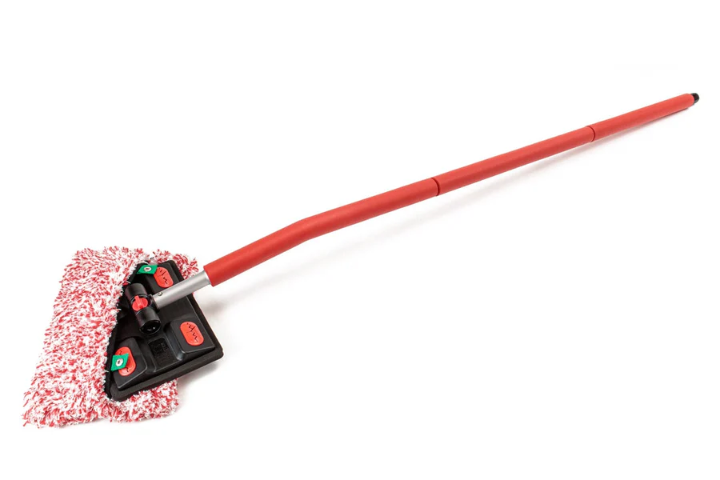 Autofiber [Mitt on a Stick PRO] Adjustable Wash Tool with 360 Locking Head - Long Pole (35" to 83")