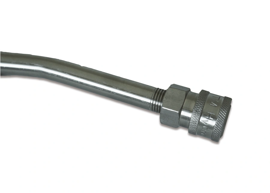 MTM HYDRO ACQUALINE 316 STAINLESS 20&quot; BENT LANCE w/ STAINLESS STEEL QUICK CONNECT INSTALLED #12.5022