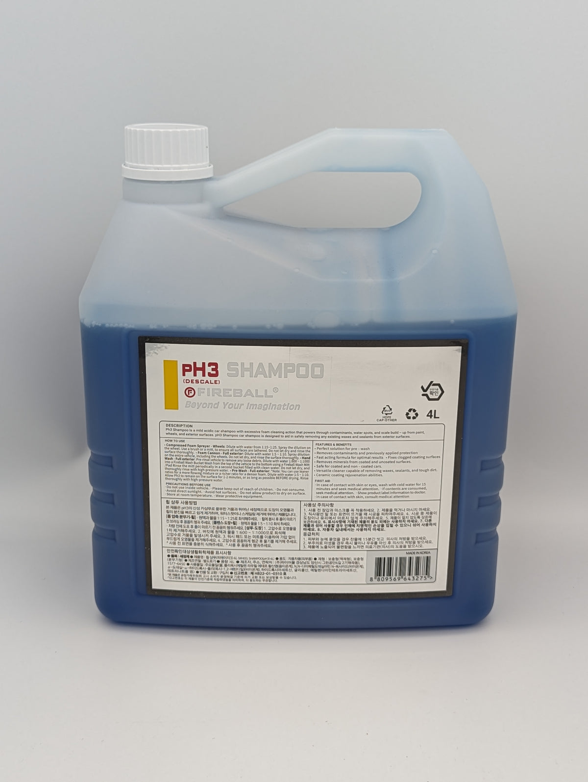 Fireball pH3 Shampoo 4L