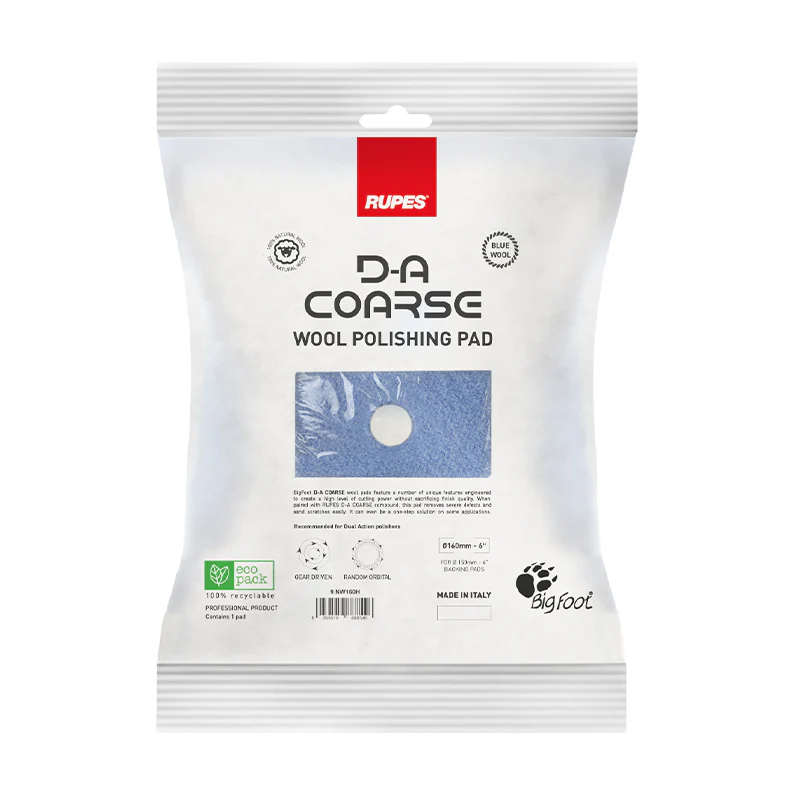 Rupes DA Coarse Wool 130mm (5" - LHR15) Cutting Pad *NEW*
