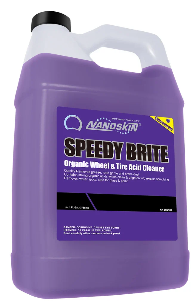 Nanoskin SPEEDY BRITE Organic Wheel & Tire Acid Cleaner 16oz