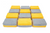 Autofiber [Saver Applicator Terry] MF Applicator THICK (5"x3.5"x1.75") with Plastic Barrier (12 pack)