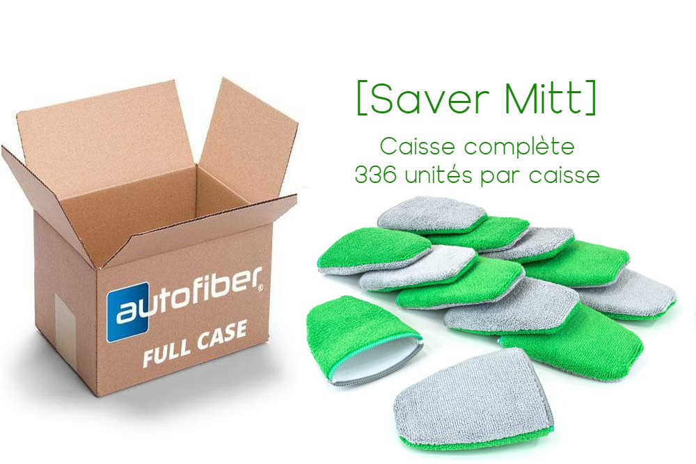 Autofiber [Saver Mitt] Coating Applicator Finger Mitt with Barrier Layer (5 in. x 4 in.) COMPLETE BOX