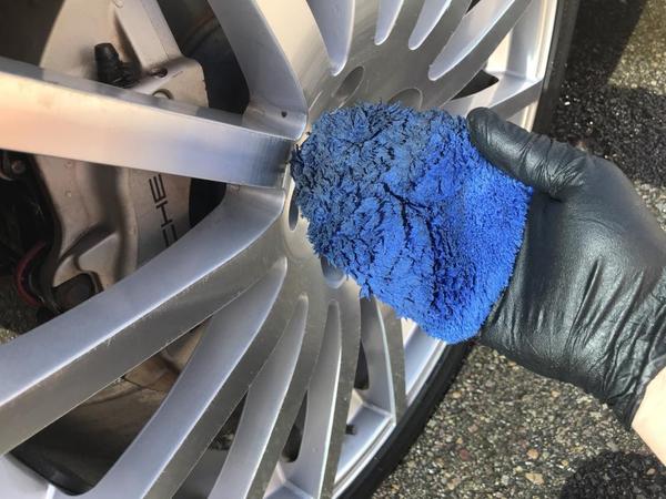 Autofiber [Wheel Fingers] Demi Mitaine en Microfibre pour Jantes (4.5" x 4.5") Ensemble de 4 Passion Detailing