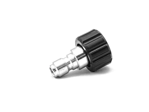 MTM Hydro M22 F Twist Connect Coupler x 3/8" QC SS Plug #24.5014