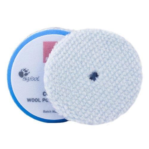 Rupes Wool Polishing Pad, Yellow/Medium - 145mm (5 inch backing)