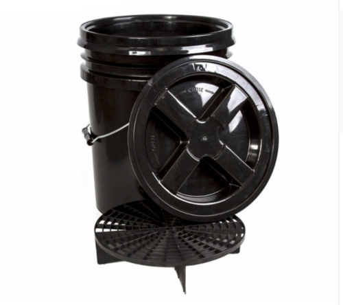 Two Buckets Complete System with Grit Guard / Dolly / Gamma Seal Lid -  Passion Detailing