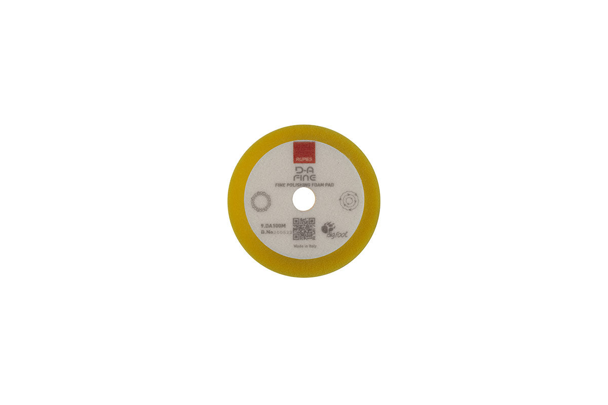 Rupes DA Fine (3" - LHR75e) Yellow Fine Finishing Foam Pad 100mm