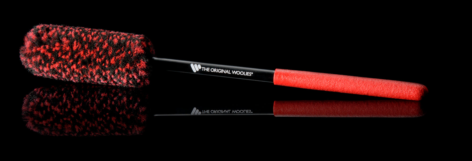 Wheel Woolies 3-Brush Kit w/ Red Grip Handle Passion Detailing