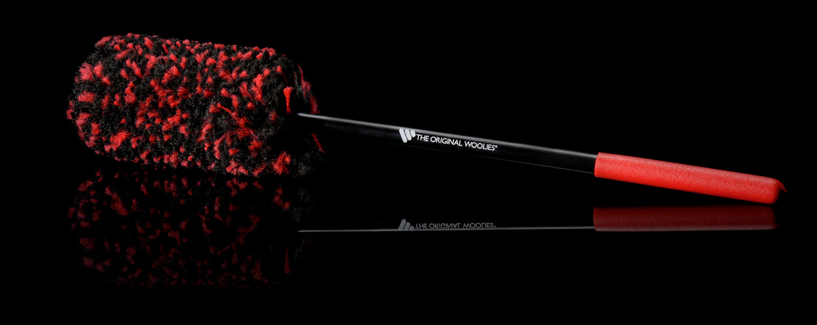 Wheel Woolies 3-Brush Kit w/ Red Grip Handle Passion Detailing