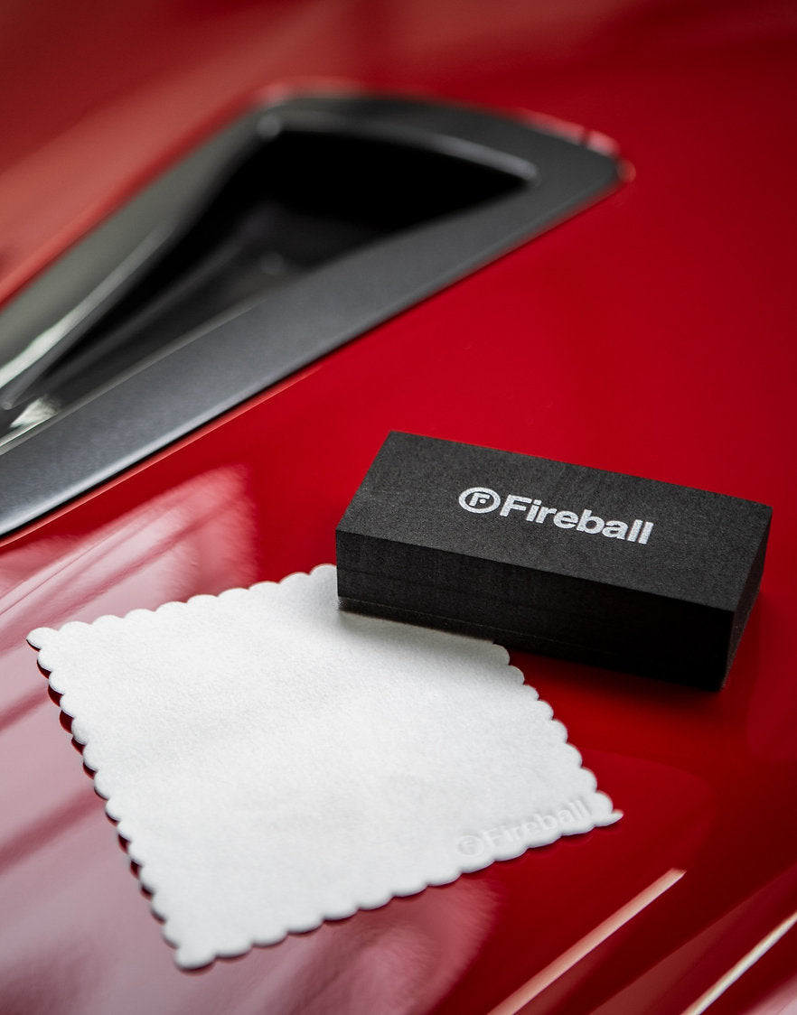 Fireball Coating Applicator Foam Block with Suedes (4x)
