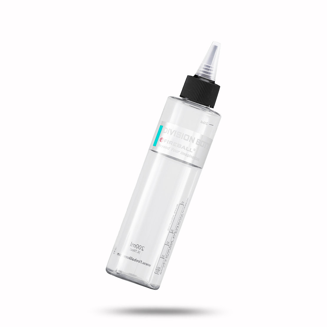 Fireball Division Empty Bottle with Dilution Chart 200mL