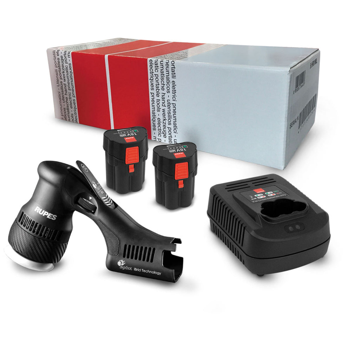 Rupes HLR75 BigFoot Mini iBrid Polisher Standard Kit