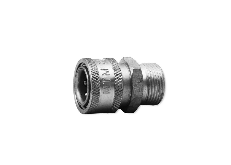 MTM Hydro M22 Plug (15MM) X 3/8&quot; Stainless QC Coupler