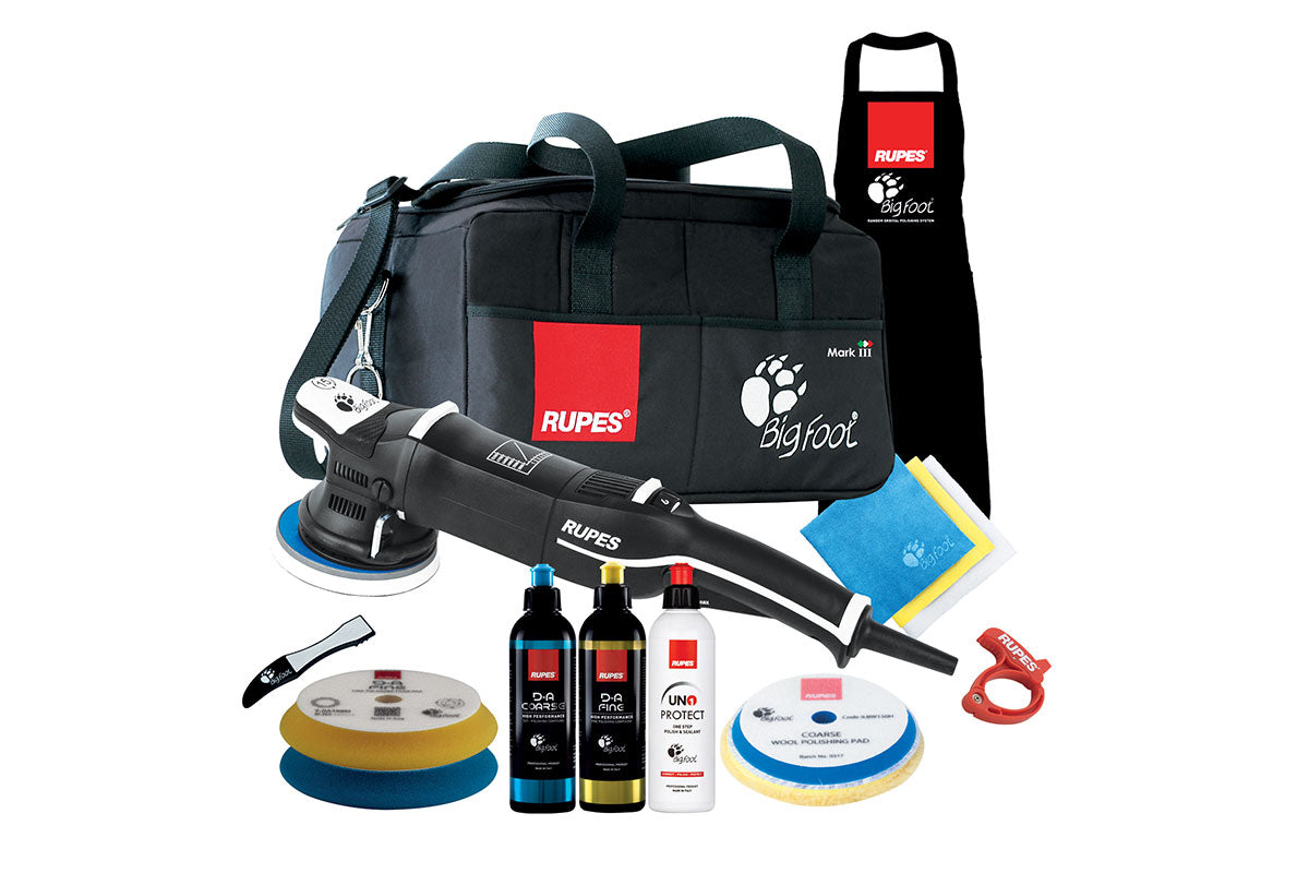 Rupes Mark III LHR 15 Random Orbital Polisher COMPLETE Kit