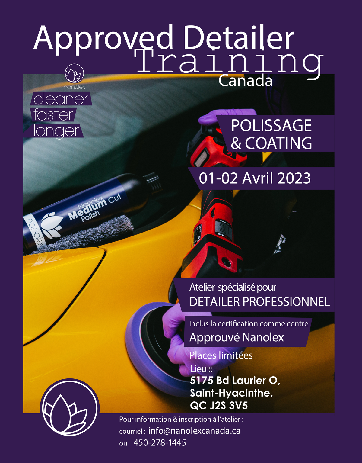 _Formation Nanolex Detailing / Accréditation 01-02 Avril 2023