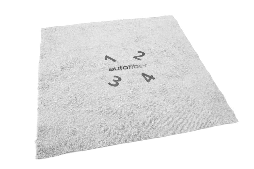 Autofiber [Quadrant Wipe] Microfiber Coating Application Towel (16 in. x 16 in.) - 10 pack Passion Detailing