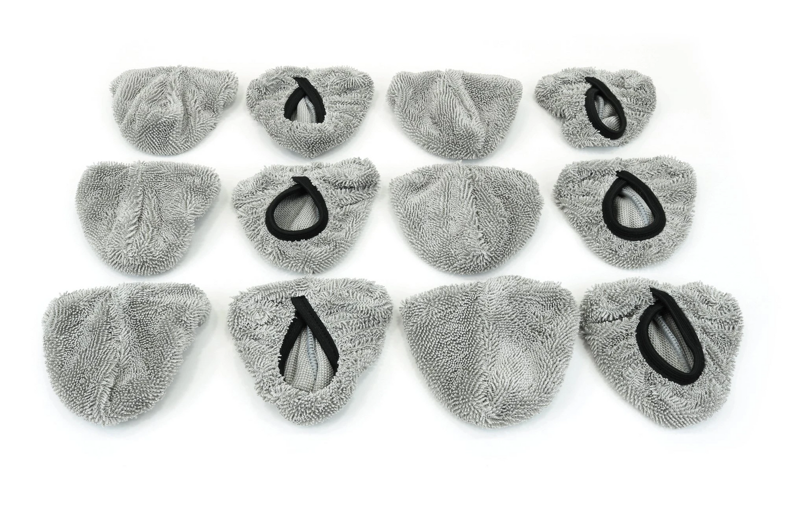 Autofiber [Steamer Cover] Triangle Head Microfiber Steamer Bonnet - 12 pack