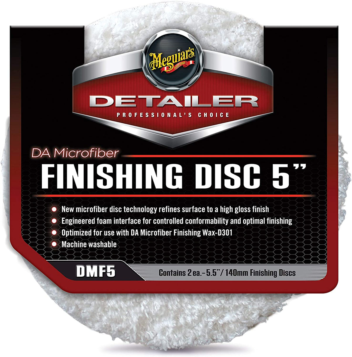 Meguiar&#39;s DA Microfiber Finishing Pad 5&quot; DMF5
