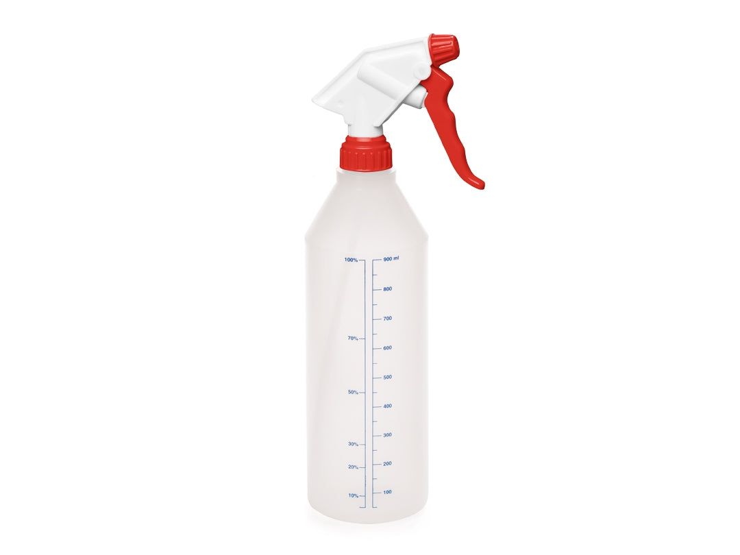 Epoca Bouteille Graduée NBR avec Vaporisateur 1L Blanc-Rouge Passion Detailing