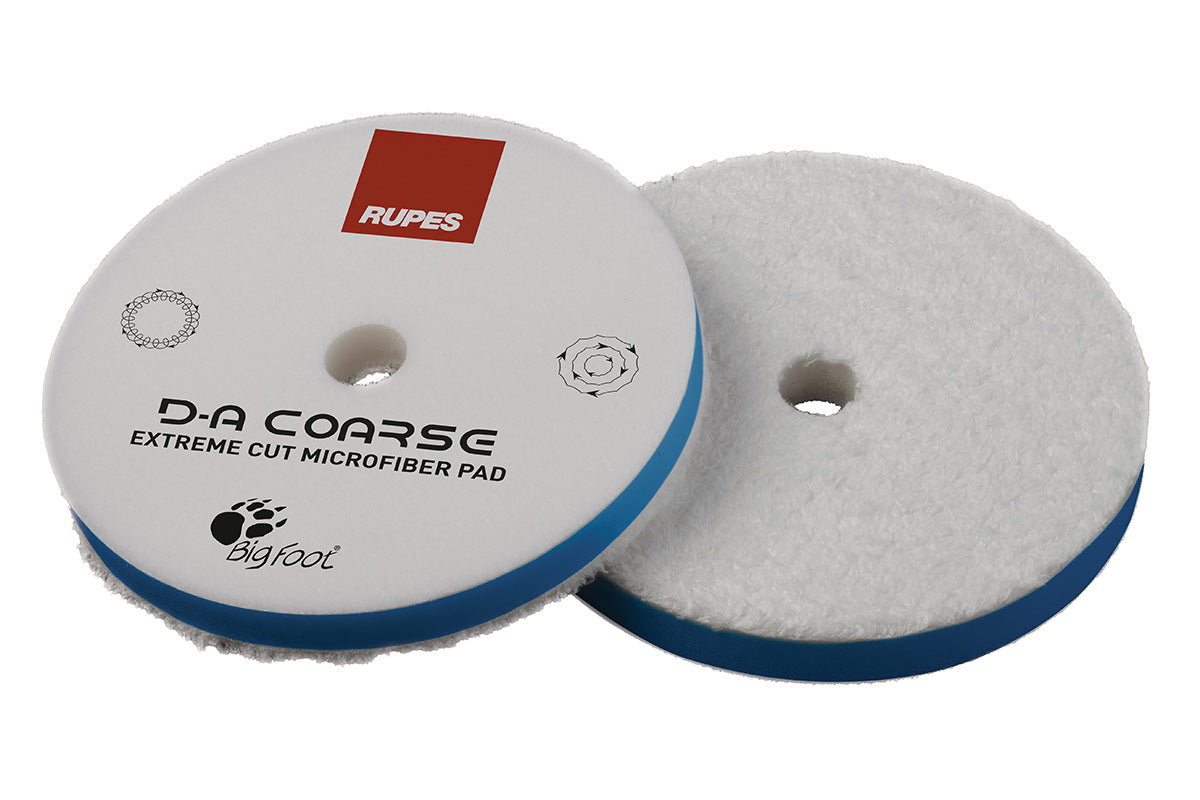 Rupes DA Coarse (5" - LHR15) Blue Extreme Cut Microfiber Pad 130mm *NEW*