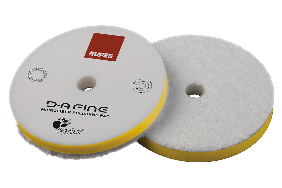 Rupes DA Fine (3&quot; - LHR75E) Yellow Microfiber Polishing Pad 80mm *NEW*