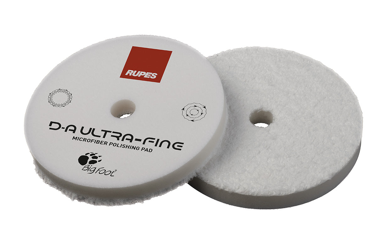 Rupes DA Ultra Fine (5" - LHR15) White Microfiber Polishing Pad 130mm *NEW*